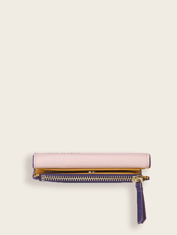 Two Tone Fold Over Purse